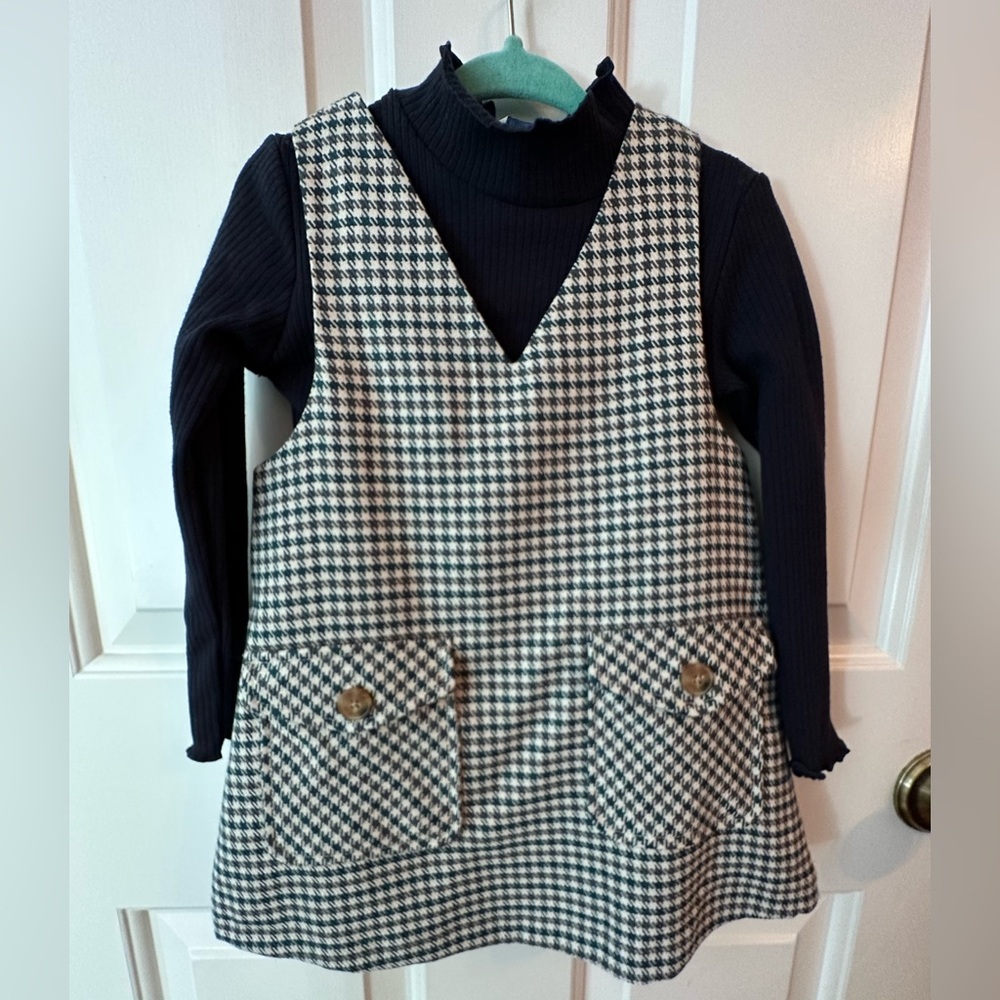 NWT Mayoral Houndstooth Dress and Top Set
